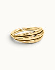 JULES - 18k Yellow Gold Piercing Ring