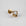 Elegant bee-inspired ear piercing stud 18k yellow gold with pearl