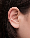 LAHIRE - 18k Rose Gold Piercing Ring