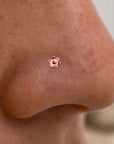 LIL BAYA - Piercing de Narine Or Rose 18k 