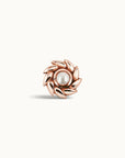 LIL JUDY -Piercing Perle D'eau Douce et Or Rose 18k  