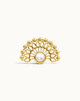 LIL NEKHEKH - 18k Yellow Gold & Fresh Water Pearl Piercing Stud