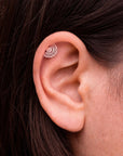 LIL NEKHEKH TEXTURÉ -Piercing Or Rose 18k 