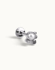 LIL TIZIZWIT - Piercing Perle D'eau Douce et Or Gris 18k 