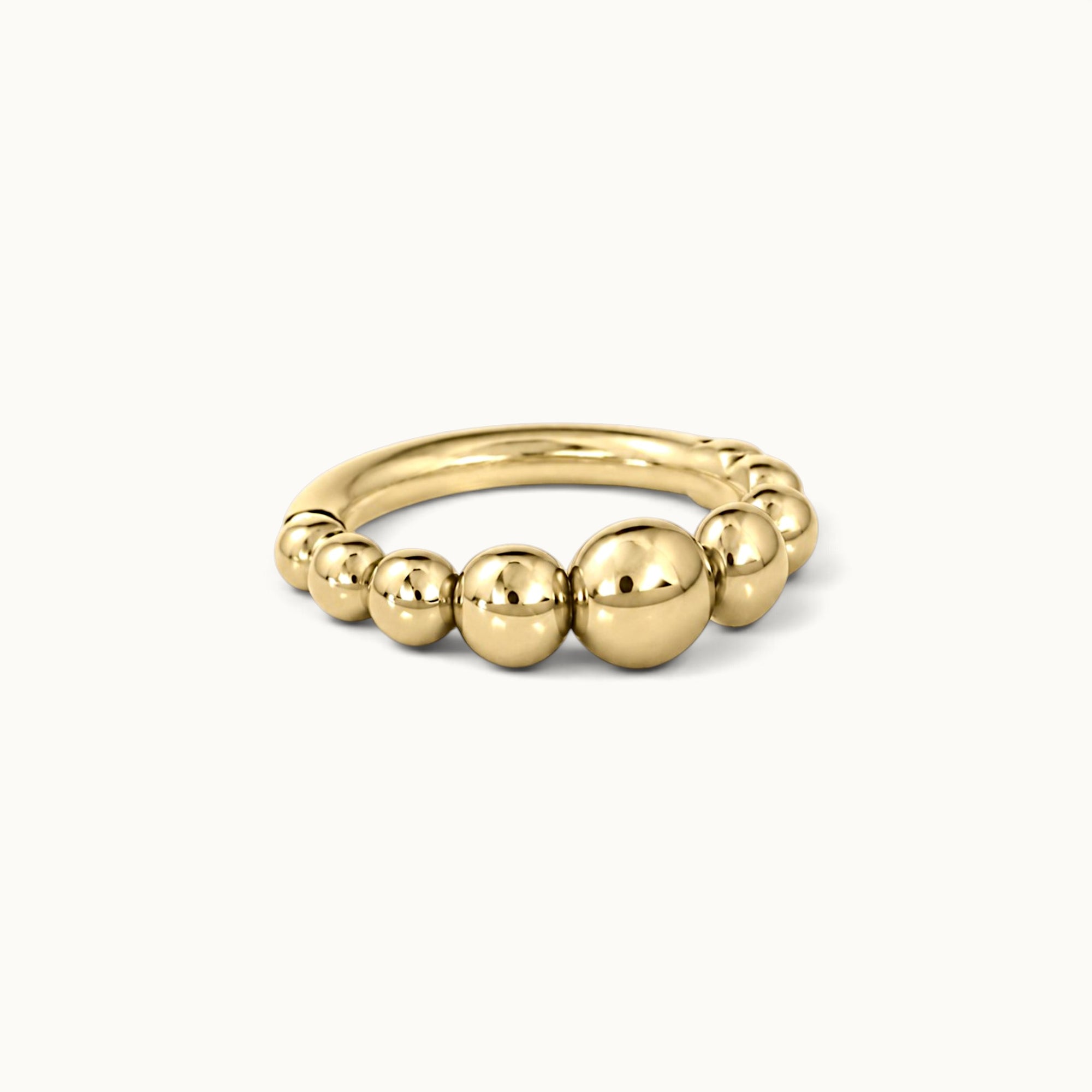 LOUIS - 18k Yellow Gold Piercing Ring