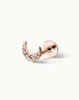 LUNARA - Piercing Diamant et Or Rose 18k         