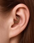 MINA - Anneau de Piercing Or Jaune 18k
