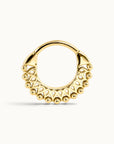 MINA - Anneau de Piercing Or Jaune 18k