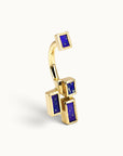 MISSY - Piercing de Nombril Lapis Lazuli et Or Jaune 18k 