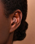 PAUL-BERT FACE - Anneau de Piercing Or Rose 18k