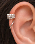PAUL-BERT - Anneau de Piercing Or Gris 18k