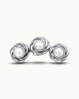 ROSA - Piercing Perles D'eau Douces et Or Gris 18k 