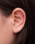 SÉBASTIENNE - 18k Yellow Gold Piercing Stud