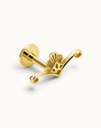 TAHAR - 18k Yellow Gold Piercing Stud
