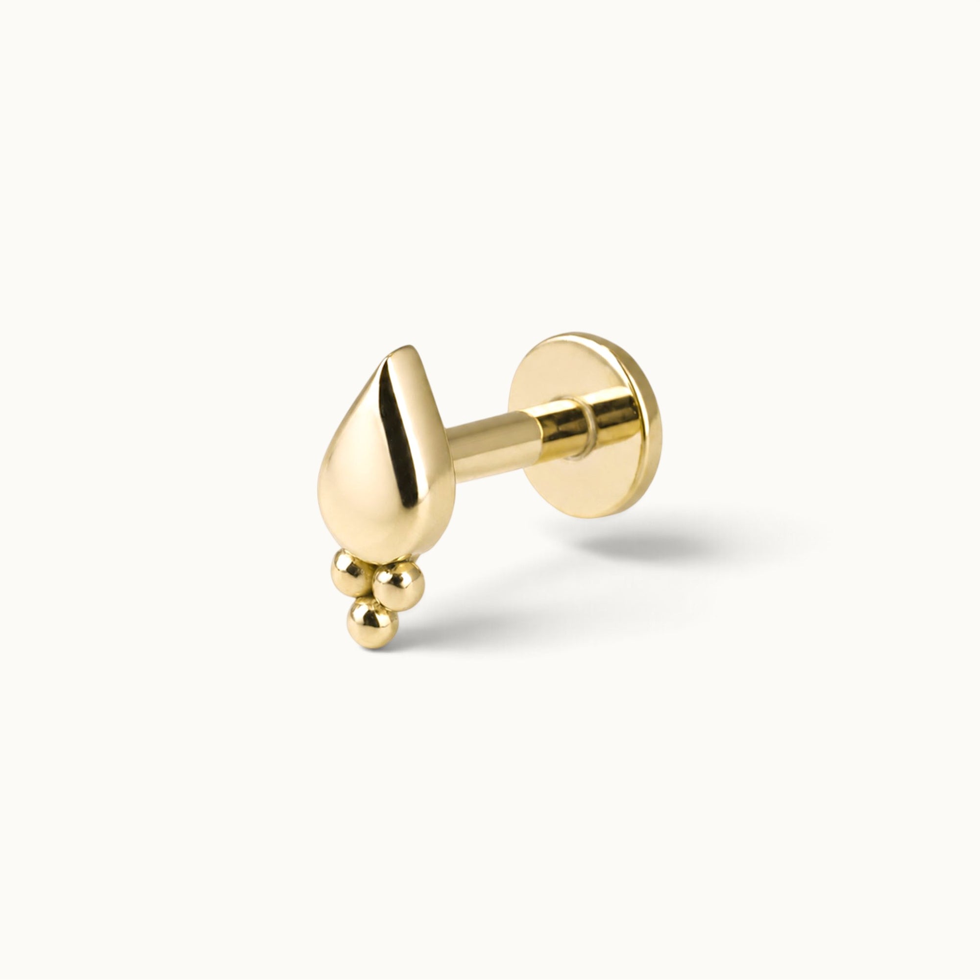 TASSADITH - 18k Yellow Gold Piercing Stud