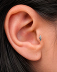 TASSADITH - Piercing Or Gris 18k 