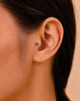 VIOLETTE - Piercing Lapis Lazuli et Or Jaune 18k 