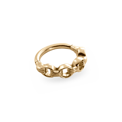 Piercing ring BELCHER TRIPLE 18k yellow gold