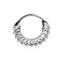 18k palladium white gold  berber inspired piercing ring